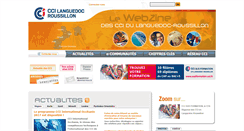 Desktop Screenshot of languedoc-roussillon.cci.fr